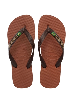Hav. Brasil Logo sandal Rose/Coffee Havaianas